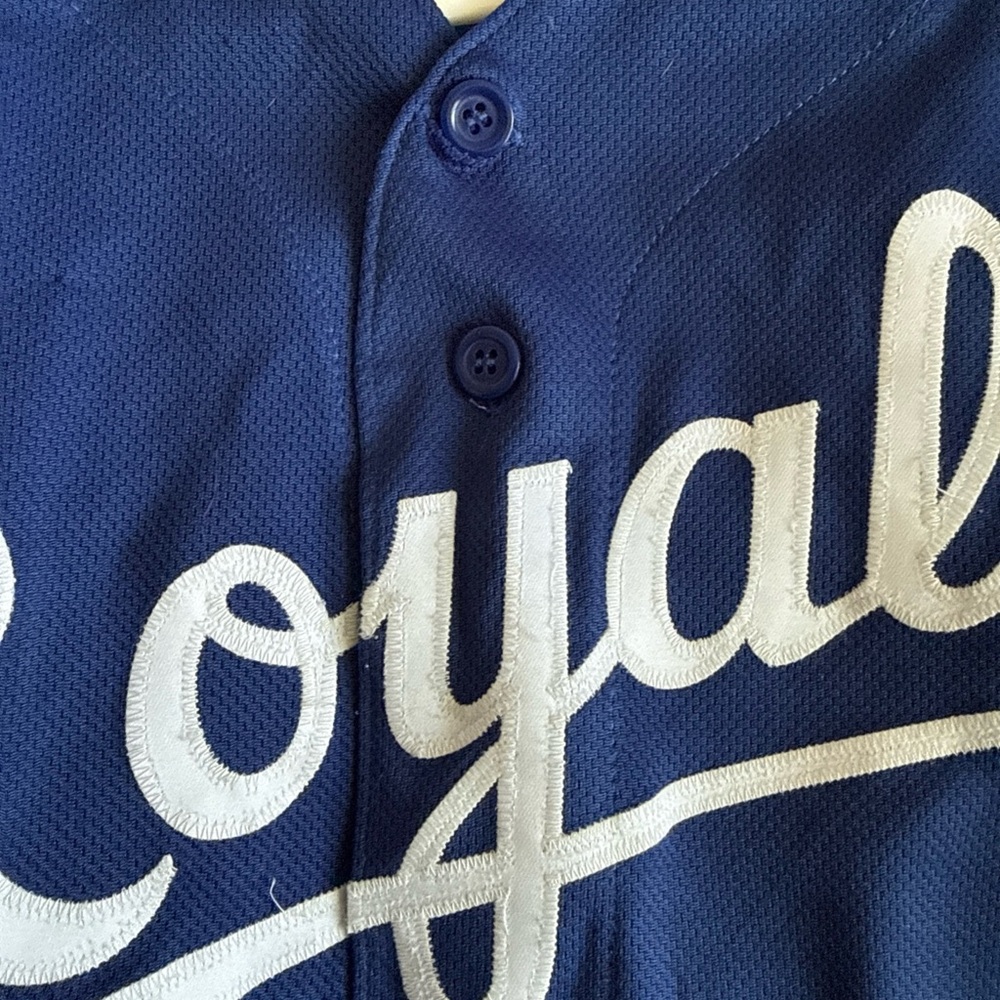 Men’s Majestic Tim Collins #55 Kansas City Royals Little League Jersey Sz L - Picture 5 of 6
